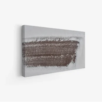 لوحة طبيعة هادئة بألوان رمادية وبنية تعكس الهدوء والبساطة، لوحات فن عصري، لوحات كانفاس.