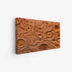 لوحة جبال برتقالية مع تفاصيل دقيقة للأرض، أجواء طبيعية دافئة، مناظر طبيعية، لوحات فنية عصرية، لوحات جدارية للمنزل.