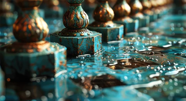 لوحة كانفاسس فن عربي واسلامي