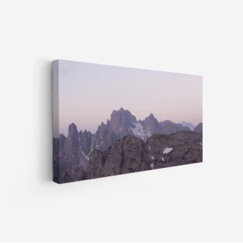 لوحة جبال - قمة جبلية - ألوان هادئة - هادئ - لوحات طبيعة - لوحات كانفاس، لوحات جدارية