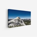 لوحة جبال - قمة صخرية - سماء زرقاء - هادئ - لوحات طبيعة - لوحات كانفاس