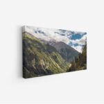 لوحة جبال - منظر جبلي - سماء زرقاء - هادئ - لوحات طبيعة - لوحات كانفاس