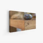 لوحة طبيعة هادئة - أحجار على خشب - ألوان دافئة - هادئ - لوحات طبيعة - لوحات كانفاس