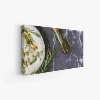 لوحة طعام - زيت زيتون وأعشاب - ألوان طبيعية - دافئ - لوحات فنية مودرن - لوحات كانفاس