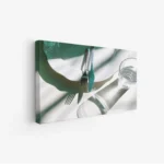 لوحة طعام - أدوات مائدة - ألوان هادئة - مشمس - لوحات فنية مودرن - لوحات كانفاس