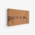 لوحة ظلال - نظارات - ألوان دافئة - هادئ - لوحات فنية مودرن - لوحات كانفاس