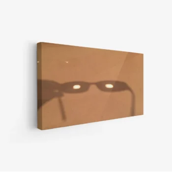 لوحة ظلال - نظارات - ألوان دافئة - هادئ - لوحات فنية مودرن - لوحات كانفاس