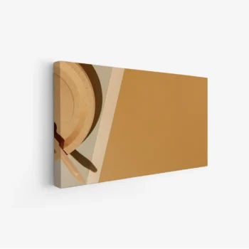 لوحة طبيعة هادئة - ألوان دافئة - تفاصيل بسيطة - هادئ - لوحات فن عصري - لوحات كانفاس