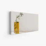 لوحة طبيعة هادئة - زهر في زجاجة - خلفية بيضاء - هادئ - لوحات طبيعة - لوحات كانفاس