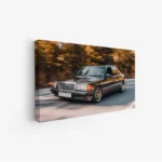لوحة سيارات - سيارة كلاسيكية - خلفية طبيعية - ديناميكي - لوحات فنية مودرن - لوحات كانفاس