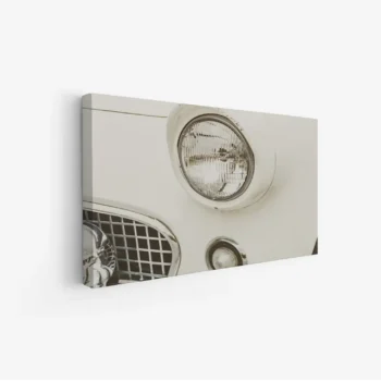 لوحة سيارات - سيارة كلاسيكية - ألوان فاتحة - هادئ - لوحات فنية مودرن - لوحات كانفاس