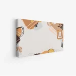 لوحة فن تجريدي - أشكال ملونة - خلفية فاتحة - مبهج - لوحات فن عصري - لوحات كانفاس تجريدية