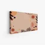 لوحة فنية مودرن - أشكال هندسية - ألوان دافئة - مبهجة - لوحات فنية مودرن - لوحات كانفاس تجريدية