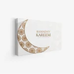 لوحة كانفاس رمضان | ديكور روحاني أنيق للبيت - لوحة رمضانية على كانفاس - لمسة إيمانية للمجلس والصالة لوحات كانفاس رمضانية فخمة - هدية رمضان مثالية