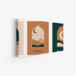 لوحة كانفاس رمضان | ديكور روحاني أنيق للبيت - لوحة رمضانية على كانفاس - لمسة إيمانية للمجلس والصالة لوحات كانفاس رمضانية فخمة - هدية رمضان مثالية