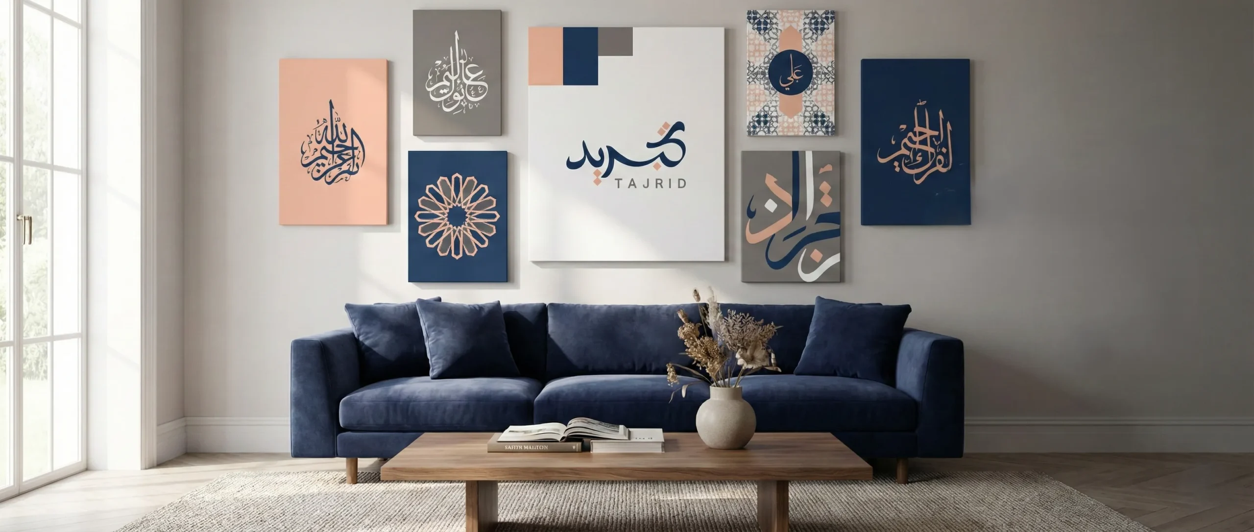 لوحة فنية فاخرة للمجالس