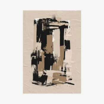 لوحات جدارية تجريدية مودرن كانفس كبيرة فخمة هندسية تعبيرية للمنزل