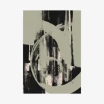 لوحات جدارية تجريدية مودرن كانفس كبيرة فخمة هندسية تعبيرية للمنزل