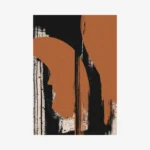 لوحات جدارية تجريدية مودرن كانفس كبيرة فخمة هندسية تعبيرية للمنزل